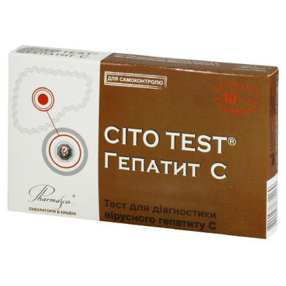 Фото Тест для диагностики вирусного гепатити С Cito Test IHCV-C41